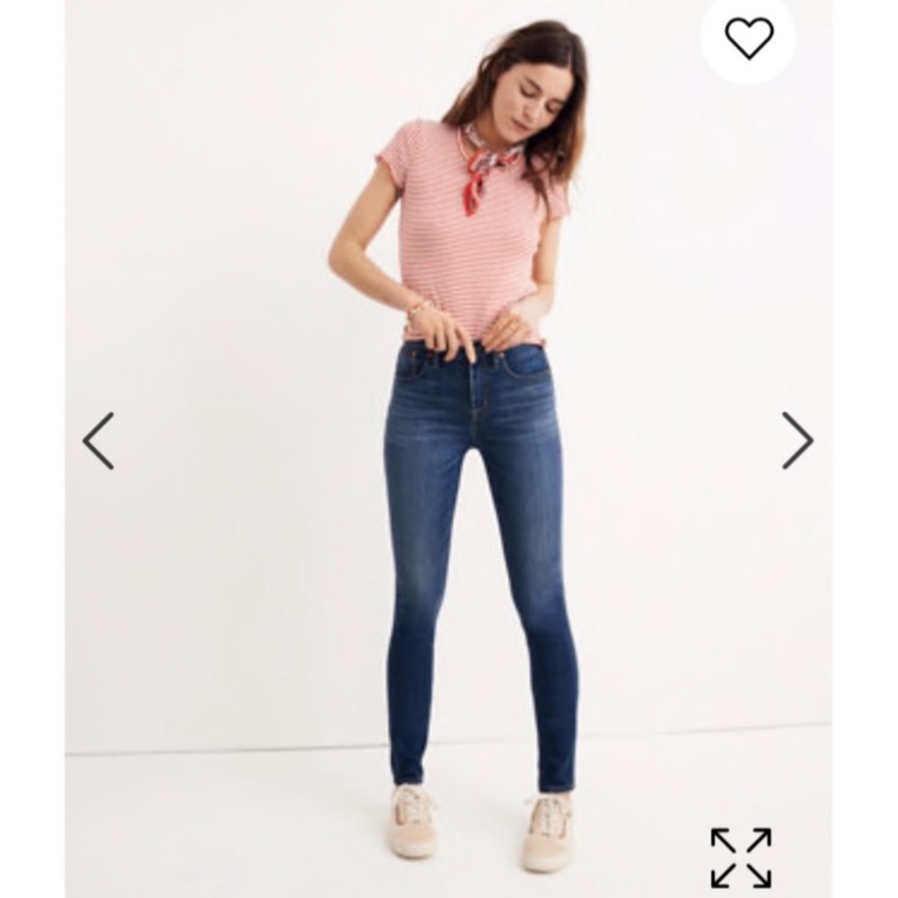 10” high rise madewell jeans